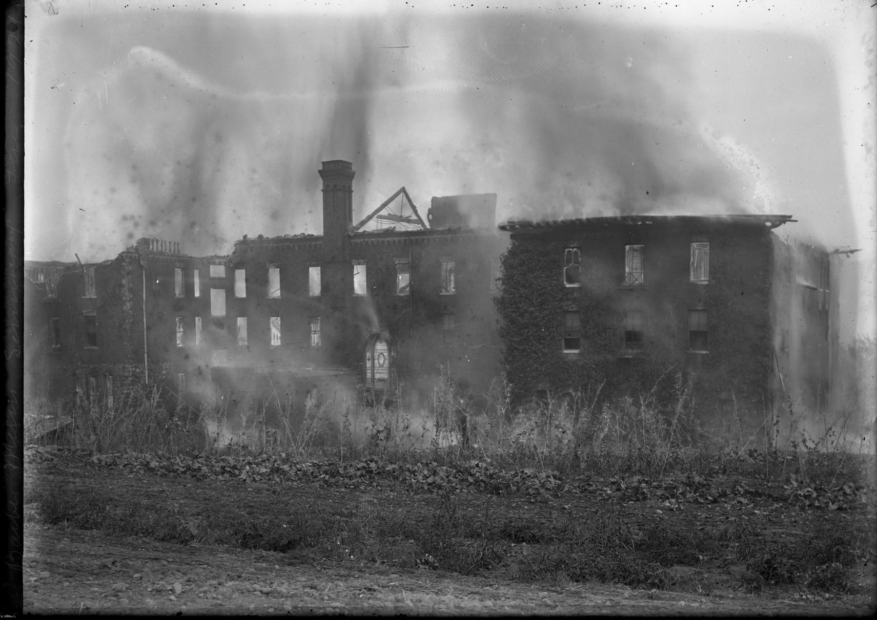Barber Memorial Seminary burns